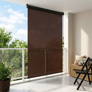 Tenda a rullo Marrone 80 x 250 cm Tessuto e Alluminio 42037173