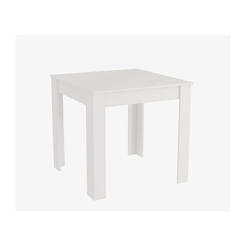TAVOLO FISSO CM 80X 80XH75 BIANCO LUCIDO- 1,0 pz