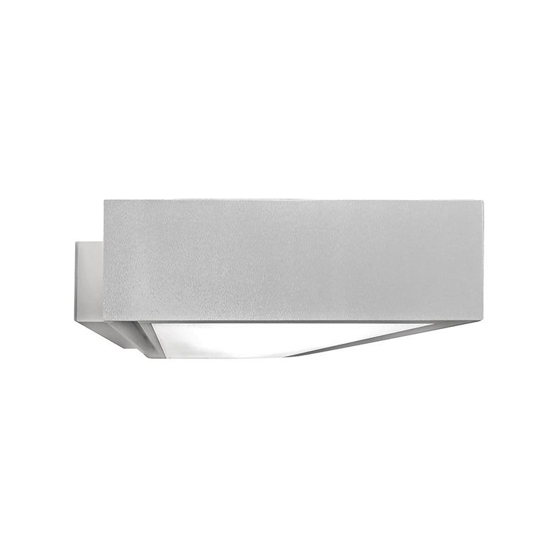 Tofu Applique LED Biemissione 20W 4000K CRI90 DALI Grigio - Lampada da Parete Dimmerabile in Alluminio - Rossini Group