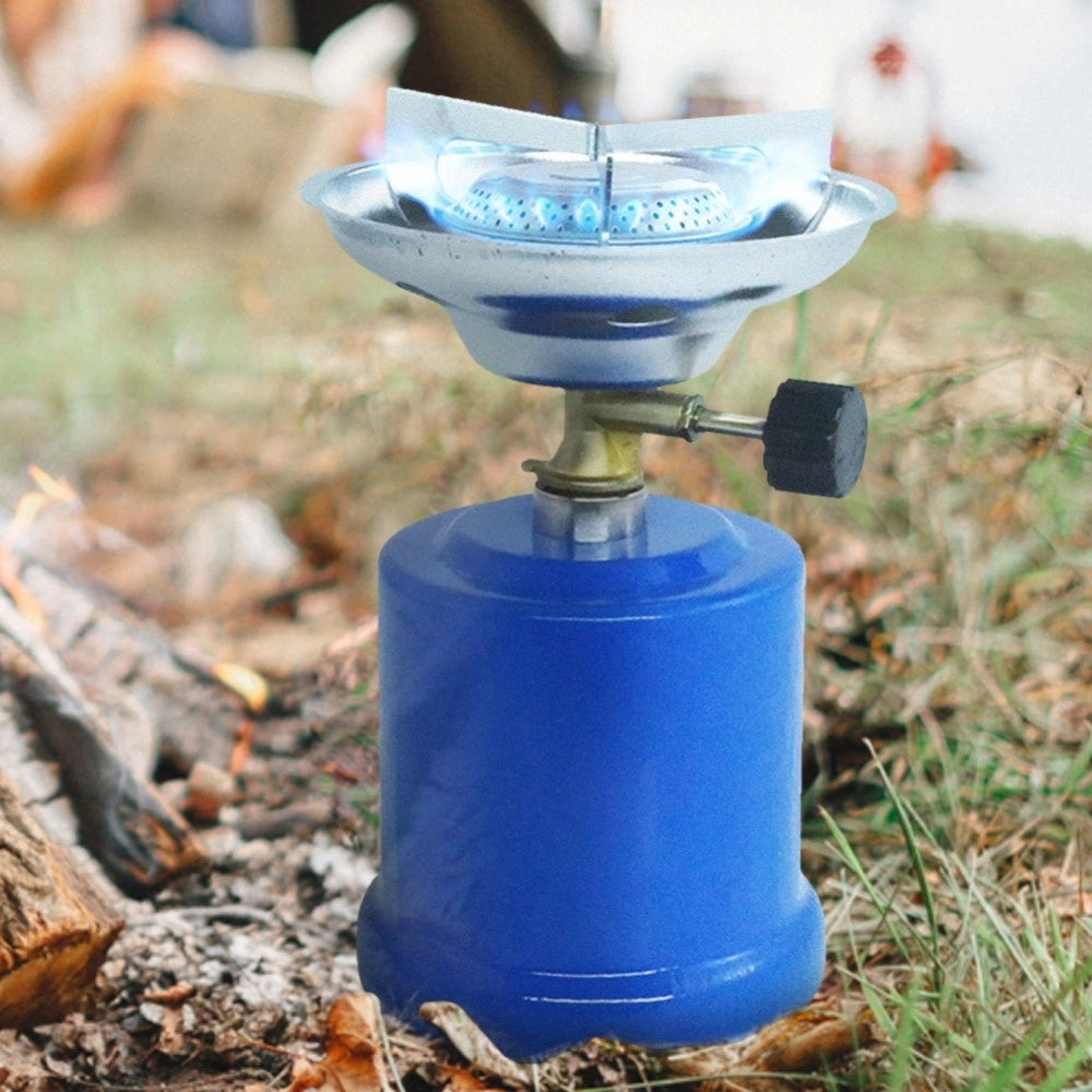 Trade Shop - Fornello Gas Portatile Fornellino Per Campeggio Camping Da Viaggio Di Emergenza -