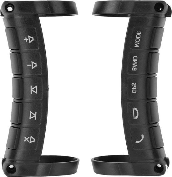 Pulsante di controllo per navigazione DVD a distanza con Bluetooth e controller per volante di guida.