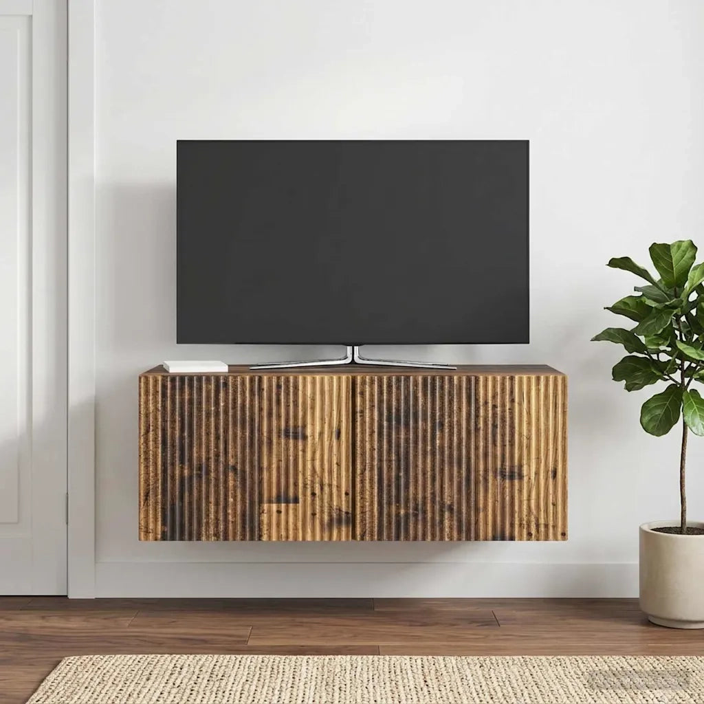 Mobile Porta TV da Muro Legno antico 78,5 x 31 x 30 cm 898553