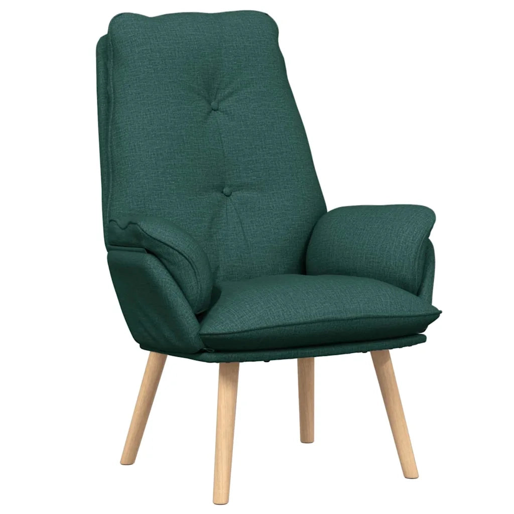 Divano Sedia-Poltrona Verde Scuro 69 x 74 x 93 cm Tessuto e Compensato 245269