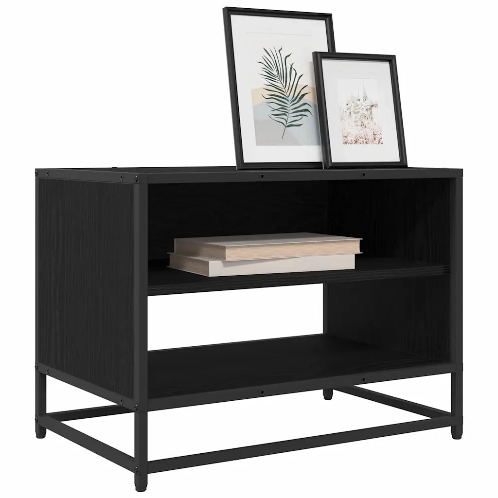Unità TV Rovere Nero 61 x 40 x 46 cm Legno multistrato 883577