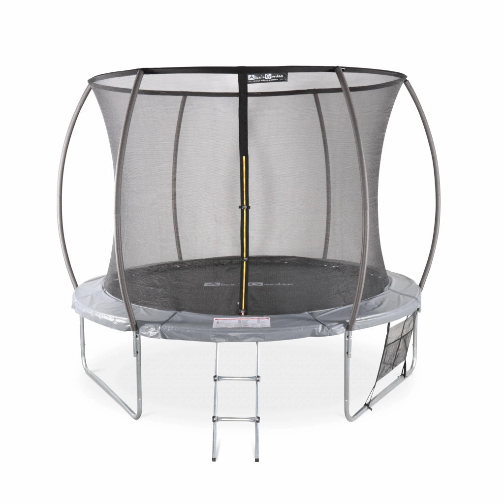 Tappeto elastico e kit accessori con rete di protezione interna,