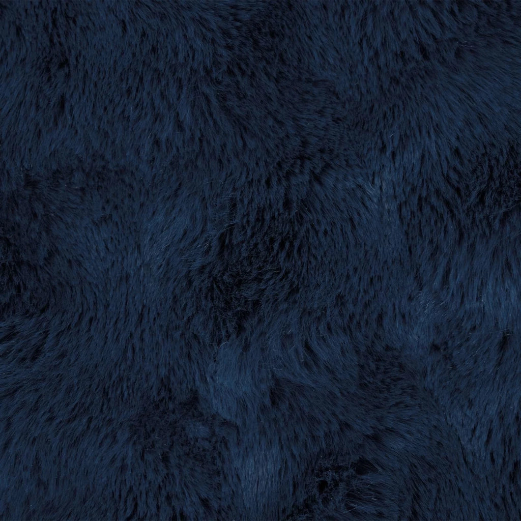 Coperta antiscivolo in sintetica di coniglio Olite Blu Marino 42021827