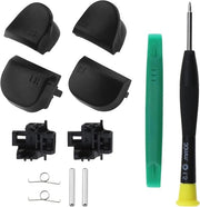 Set di 12 pulsanti a scatto per il riparazione del controller PS5 V1 - Sporgenze con molle & frame dei pulsanti a scatto + chiave a croce e strumento di forzatura - Ottimizza e ripara il tuo controller con questo set completo