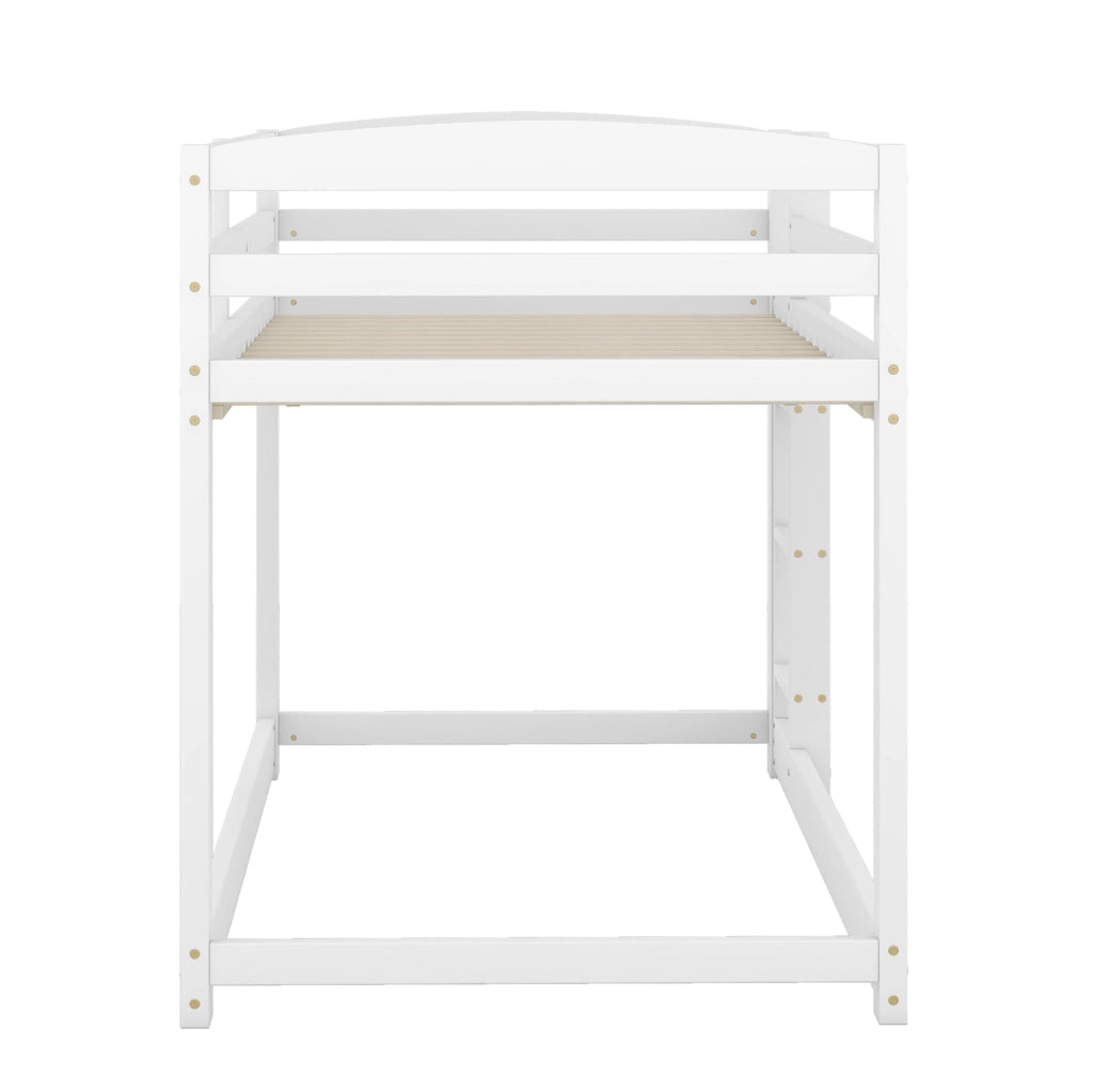 Letto a castello 90x200 cm salvaspazio; legno; bianco