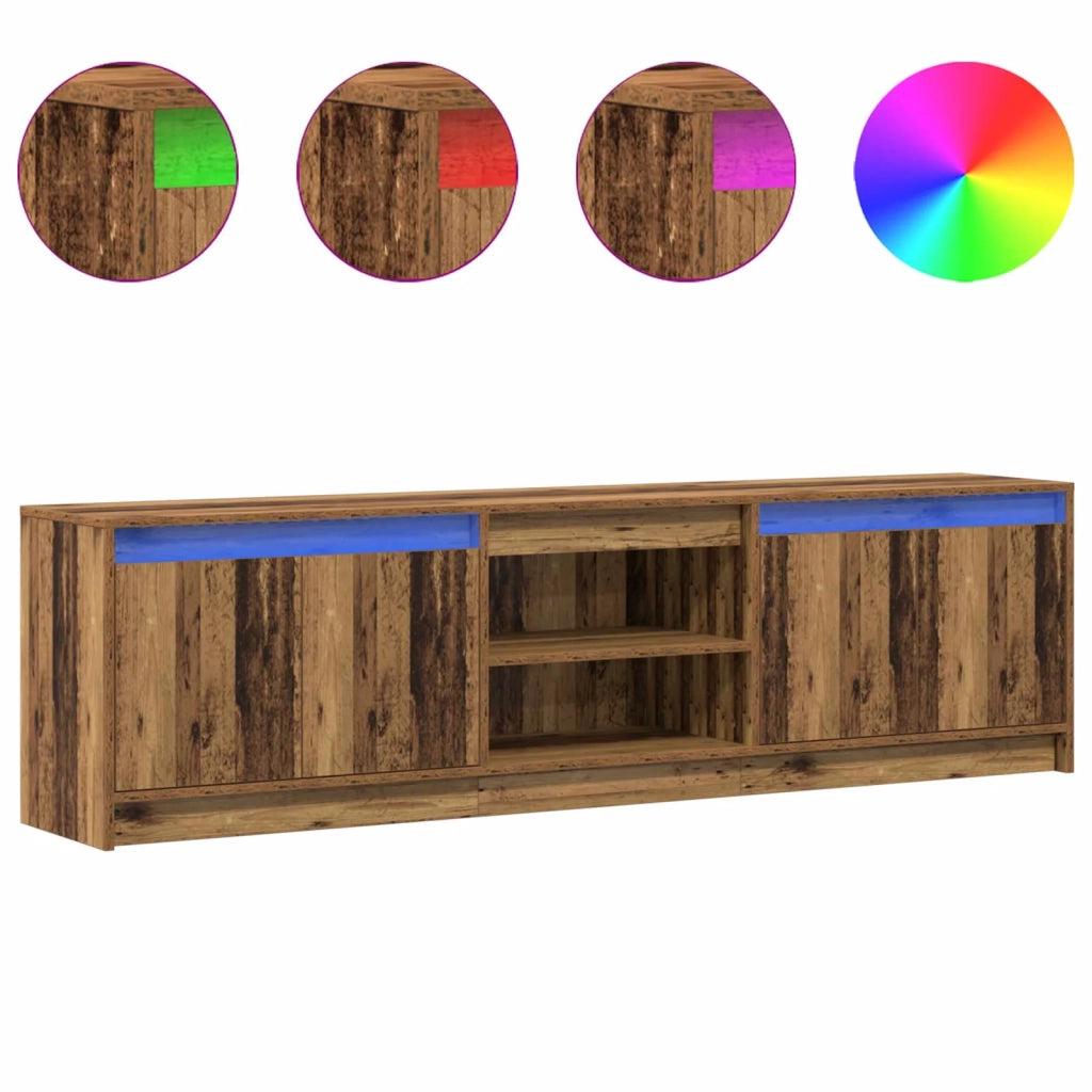 Unit¨¤ TV 2 pz | Armadietto TV | Mobile Porta TV Marrone 180 x 34 x 50 cm Legno multistrato