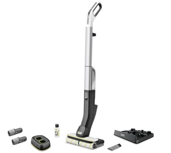 Kärcher 1.056-400.0 FC 4-4 Aspirapolvere elettrica Batteria 2 serbatoi 90 m² 30 min autonomia colore Nero Grigio