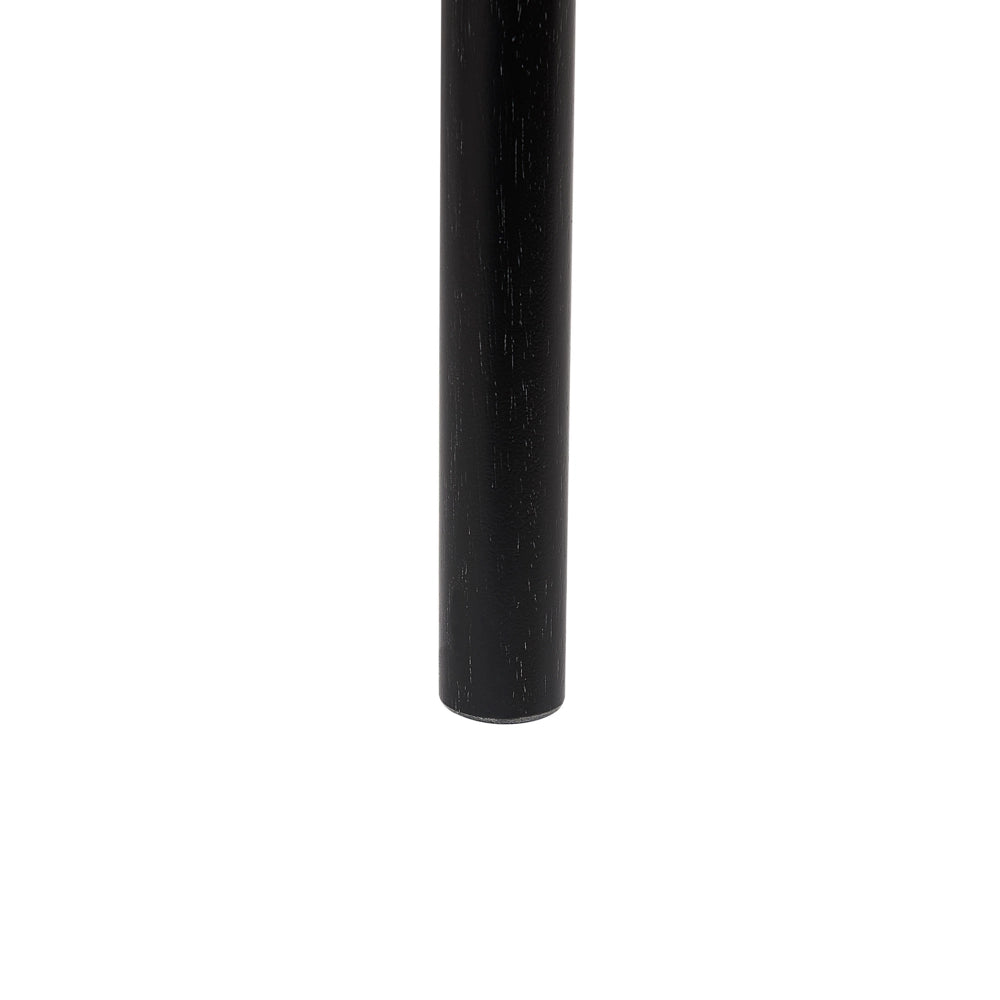Tavolo da pranzo in legno di frassino chiaro con legno di gomma MDF nero 180 x 90 cm Rettangolare per 6 persone Sala da pranzo tradizionale