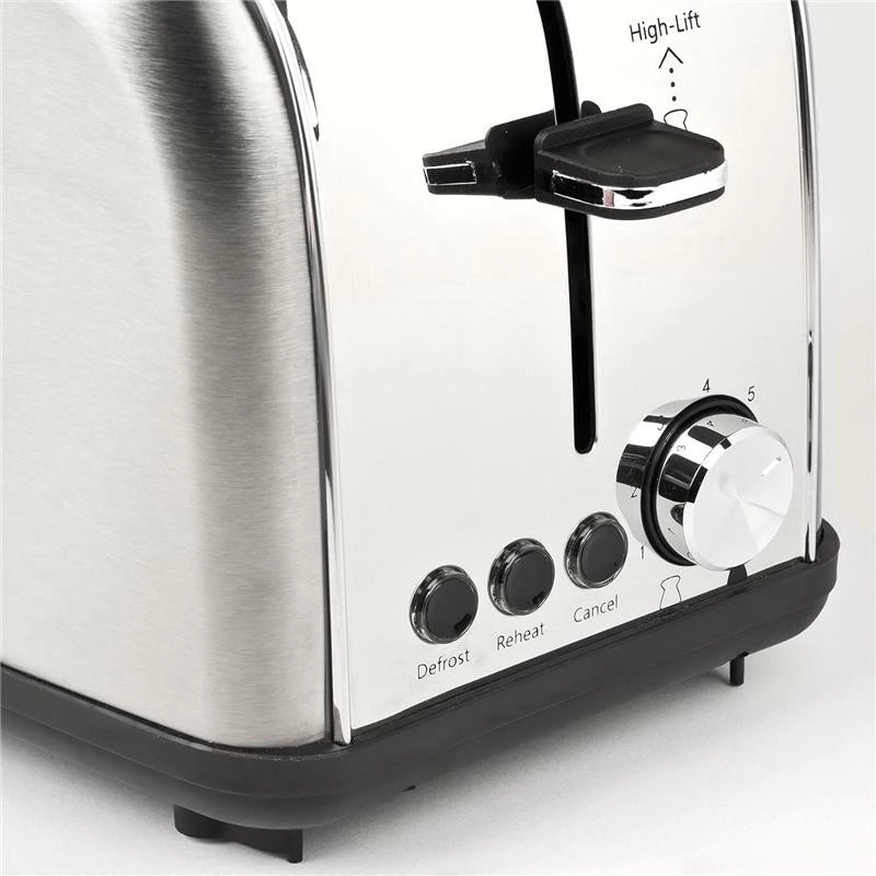 GIRMI TOSTAPANE 800W CON 8 LIVELLI DI COTTURA IN ACCIAIO DIMENSIONI 28X17X18H CM