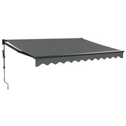 Tenda Sole | Tenda parasole Automatica Retrattile Antracite 3,5x2,5 m