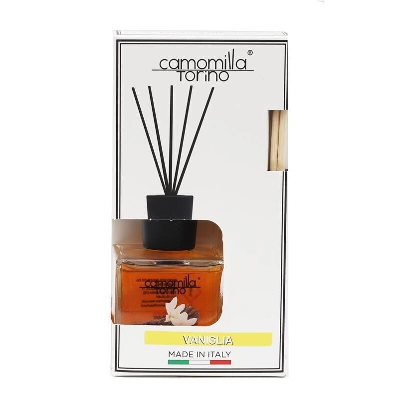 CAMOMILLA TORINO DIFFUSORE PER AMBIENTE CON BASTONCINI ALLA VANIGLIA DA 100 ML