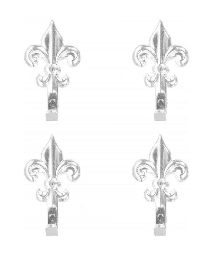 15pz Ganci Appendi Argento 3cm Appendino Per Quadri Giglio Fiorentino Con Chiodi         