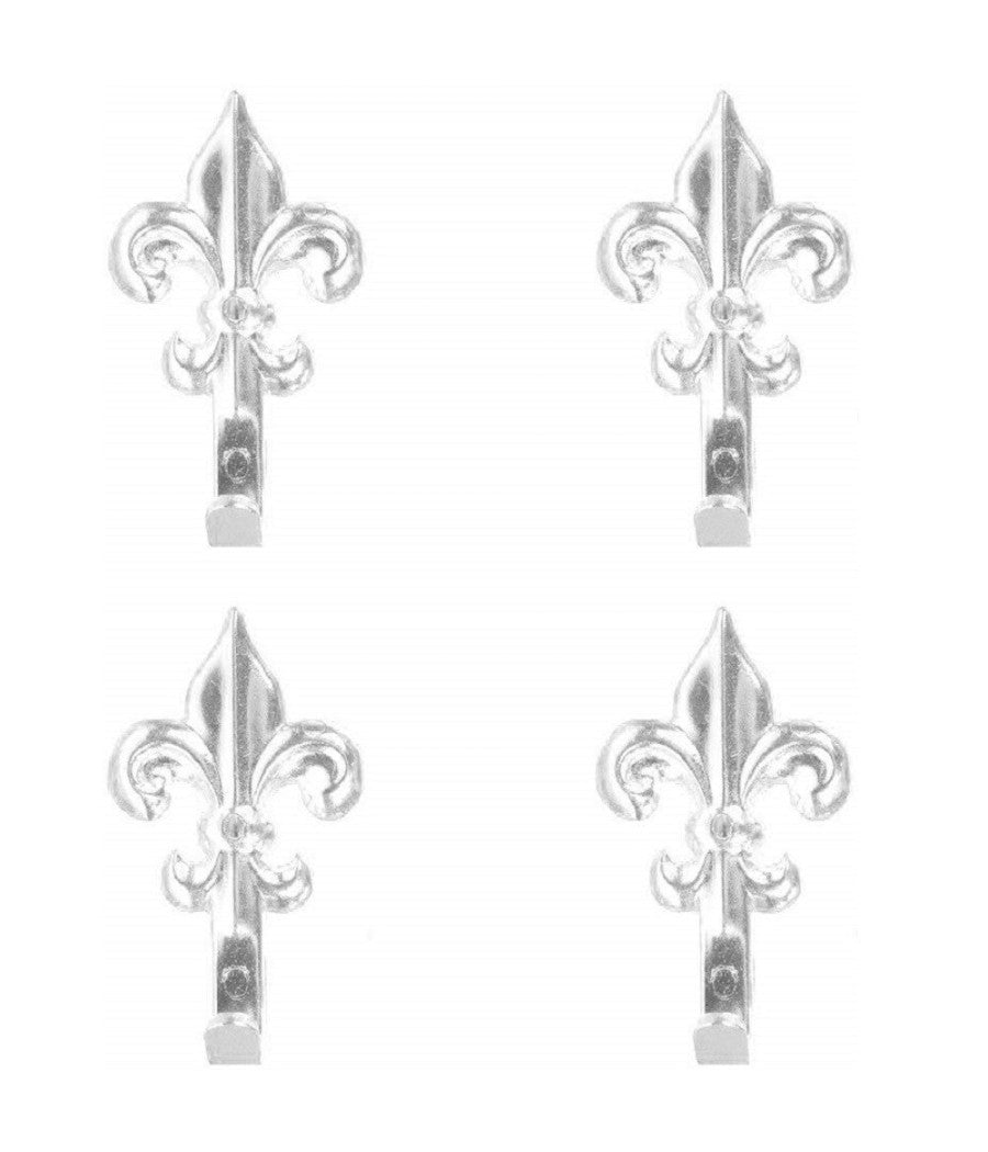 15pz Ganci Appendi Argento 3cm Appendino Per Quadri Giglio Fiorentino Con Chiodi         