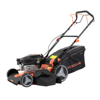 Jukut 170 - Tosaerba a Trazione Motore 4 Tempi a Scoppio Benzina 170cc 3.5HP Taglio 30-80 mm con Funzione Pacciamatura Nero