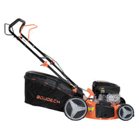 Jukut 170 - Tosaerba a Trazione Motore 4 Tempi a Scoppio Benzina 170cc 3.5HP Taglio 30-80 mm con Funzione Pacciamatura Nero