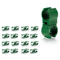 16 Pezzi Raccordi Connettori Per Bastone Supporto Piante Snodabile 360° 16mm