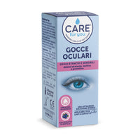 CARE for You Gocce Oculari per Occhi Stanchi, Applicabile con Lenti a Contatto, 15ml