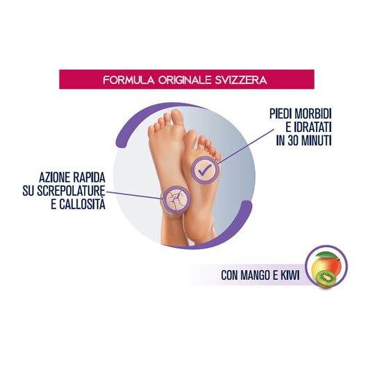 Trattamento Patch Nutriente Monodose, Trattamento Talloni Screpolati, con Azione Riparatrice Immediata, per Piedi Morbidi e Idratati a Lungo, Podovis