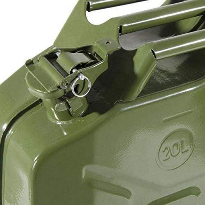 Tanica per Benzina Carburante in Acciaio 20L