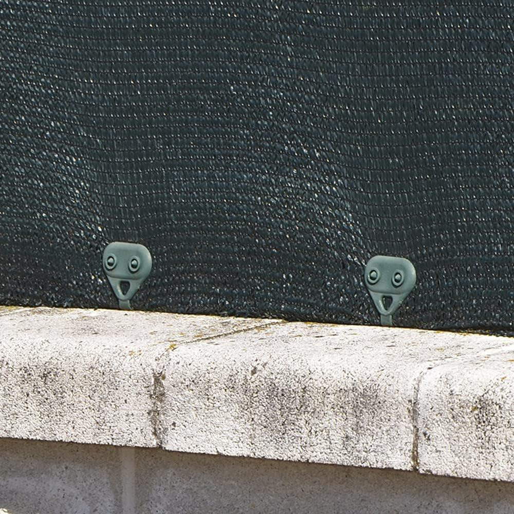 Gancio di Fissaggio per Rete Ombreggiante 12 Pz