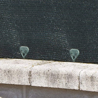 Gancio di Fissaggio per Rete Ombreggiante 12 Pz