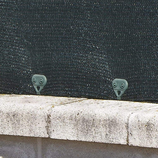 Gancio di Fissaggio per Rete Ombreggiante 12 Pz