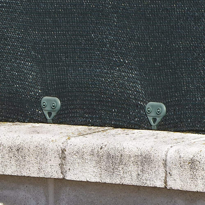 Gancio di Fissaggio per Rete Ombreggiante 12 Pz