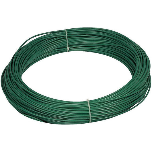 Filo di Ferro Plastificato Verde da 2,7mm 100 mt