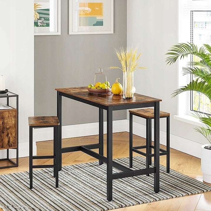 Tavolo da bar, marrone 100x40x90 cm