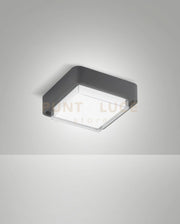DIUK PLAFONIERA GRIGIO SCURO PER ESTERNO A LED 12W 3000K 1620LM