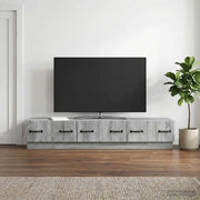 Mobile TV Grigio Sonoma 147 x 34,5 x 27 cm Legno ingegnerizzato 895401