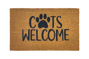 Zerbino Ingresso Casa In Fibra Di Cocco Con Base In Pvc  Cat
