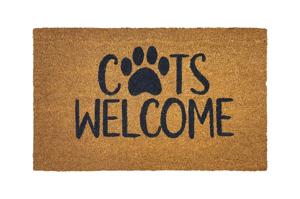 Zerbino Ingresso Casa In Fibra Di Cocco Con Base In Pvc  Cat