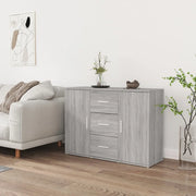 Credenza Grigio Sonoma 91x29,5x65 cm in Legno Multistrato 823348