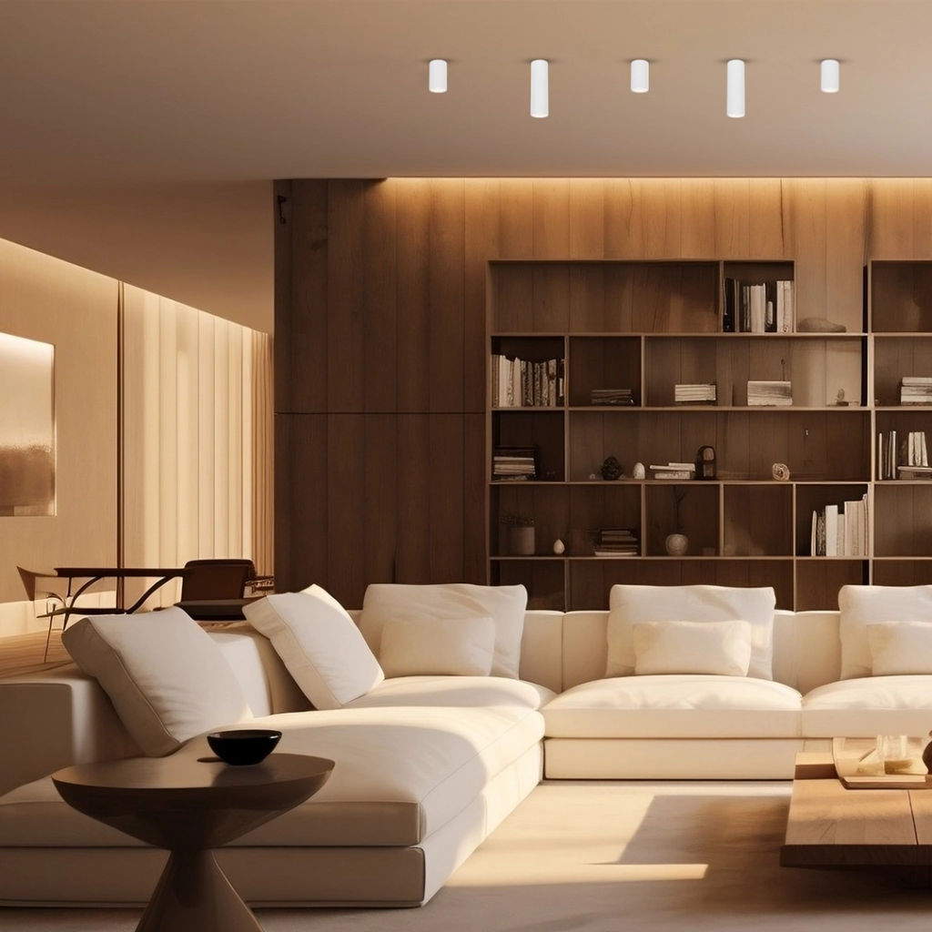 Faretto soffitto bianco tondo 20 cm GU10 8W Genesis Milagro