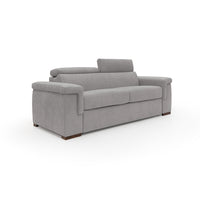 Giunone Divano letto mat. H18 220 cm (mat. 140x197 cm) grigio chiaro