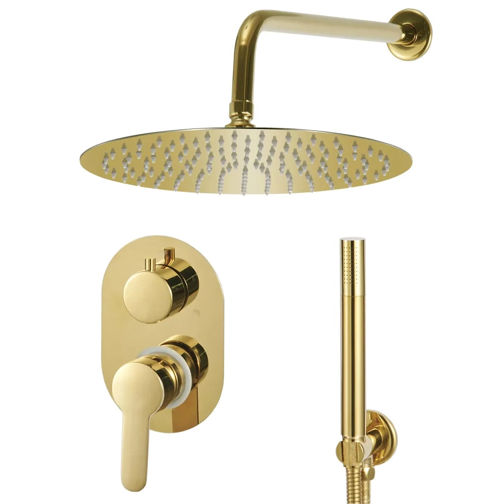 Sistema Doccia in Acciaio Inossidabile 201 Oro CFW4355679