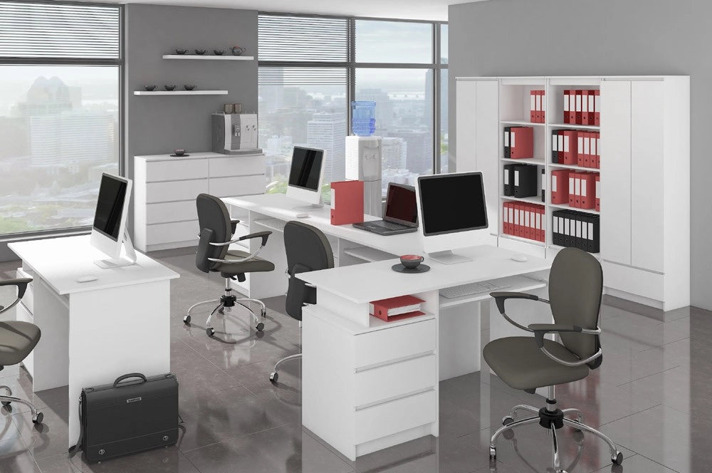 Armadio da ufficio AKORD R80 Bianca 80 cm 80x35x180 cm