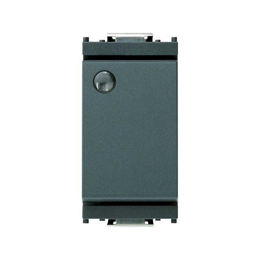 16021 Interruttore Luminoso Unipolare Grigio 1P 16Ax Idea