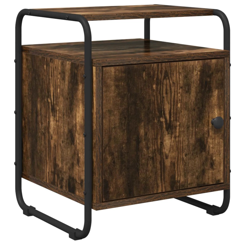 Armadio da Notte Rovere Fumo Legno ingegnerizzato 8007615