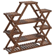 Portafiori | Sostegno per piante 110x25x105 cm in Legno Massello di Abete