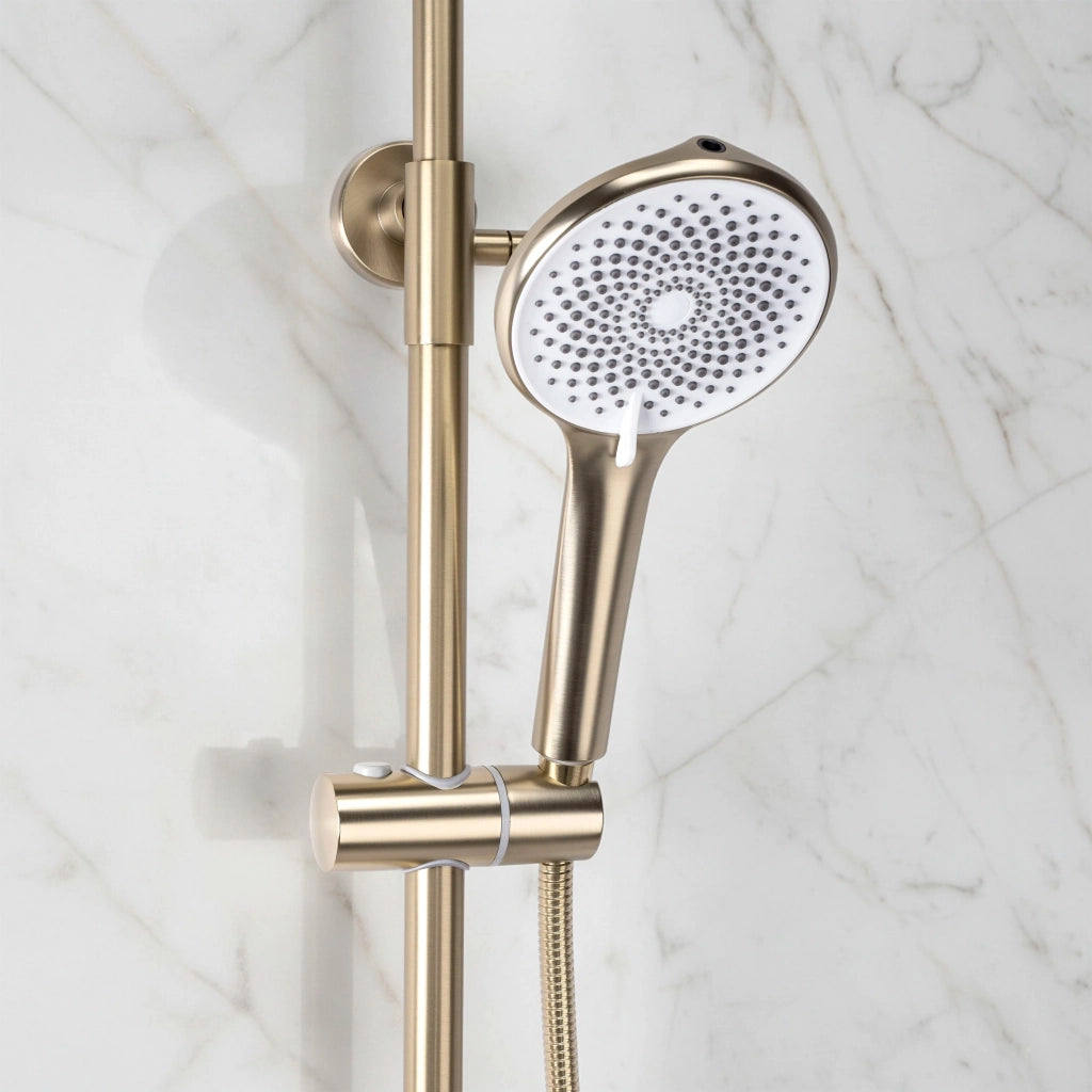 Set Doccia Rea Foss Clif Brush Gold