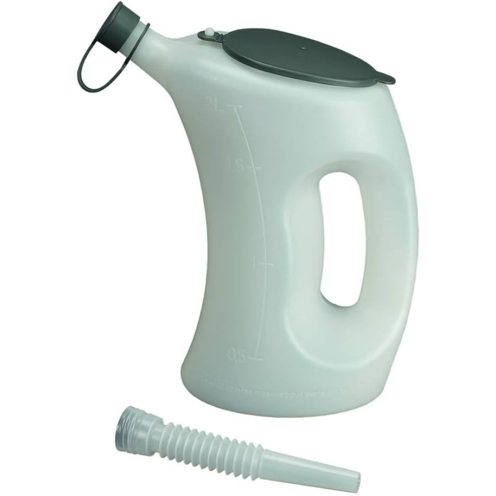 Topex 07 622 tanichetta per olio io con coperchio e beccuccio sta