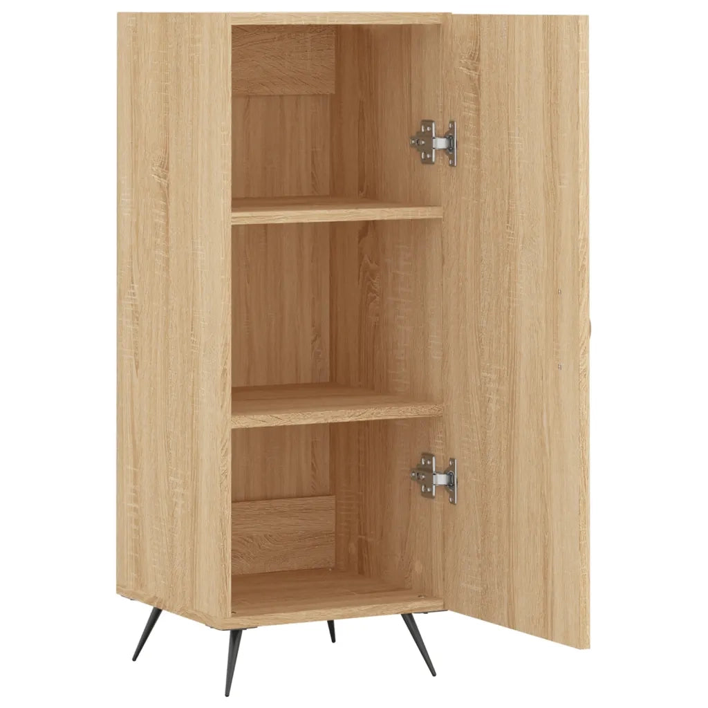 Credenza-Buffet-Armadio da cucina Rovere Sonoma 34,5x34x90 cm in Legno Multistrato 314552