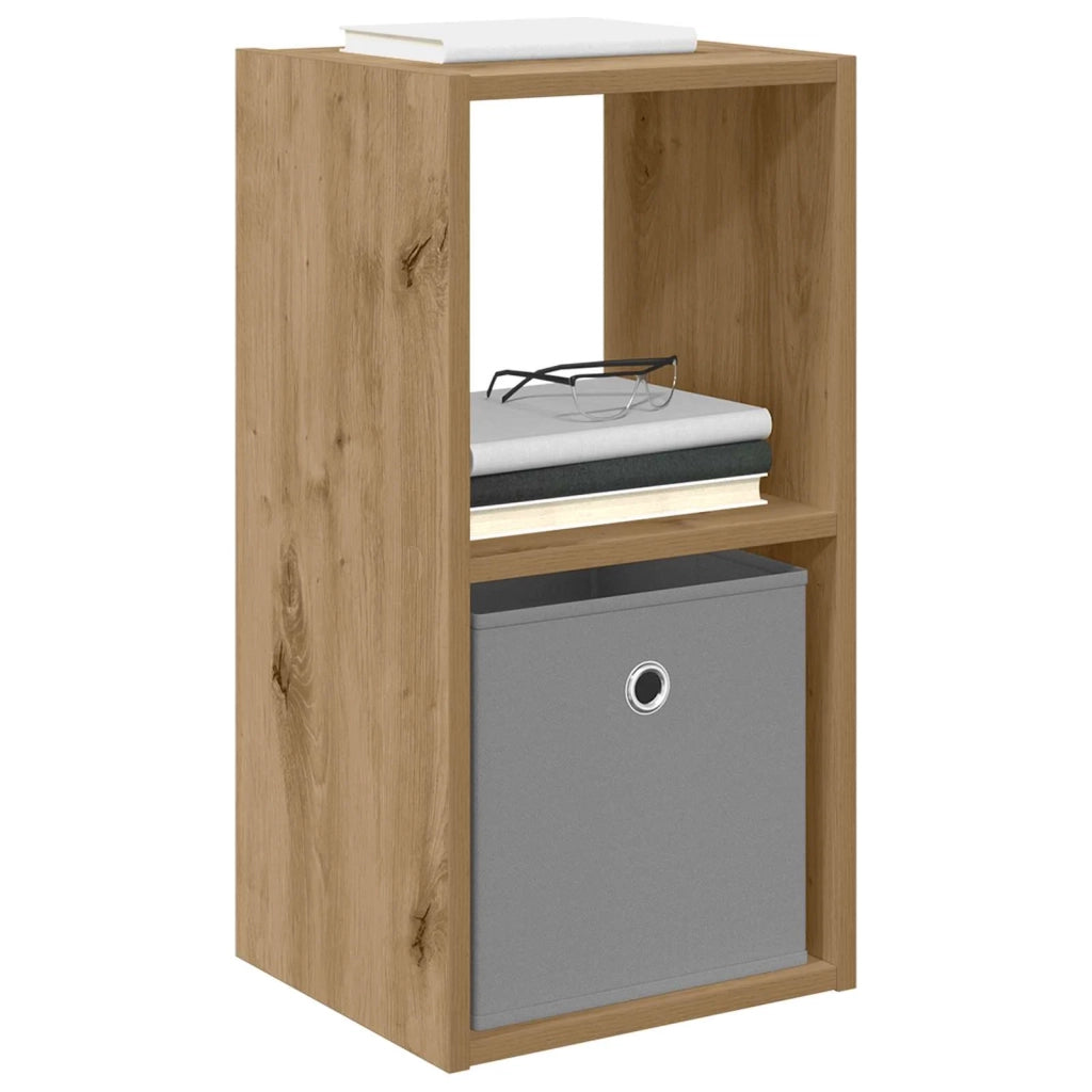 Comodino | Armadio da Notte | Mobiletto da notte con cassetto Rovere artigianale 30,5 x 27 x 59,5 cm