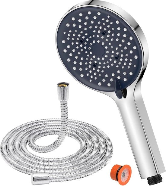 Douchekop con Slang 1,8 m - Ecosostenibile - Grande XXL - Acciaio Inox