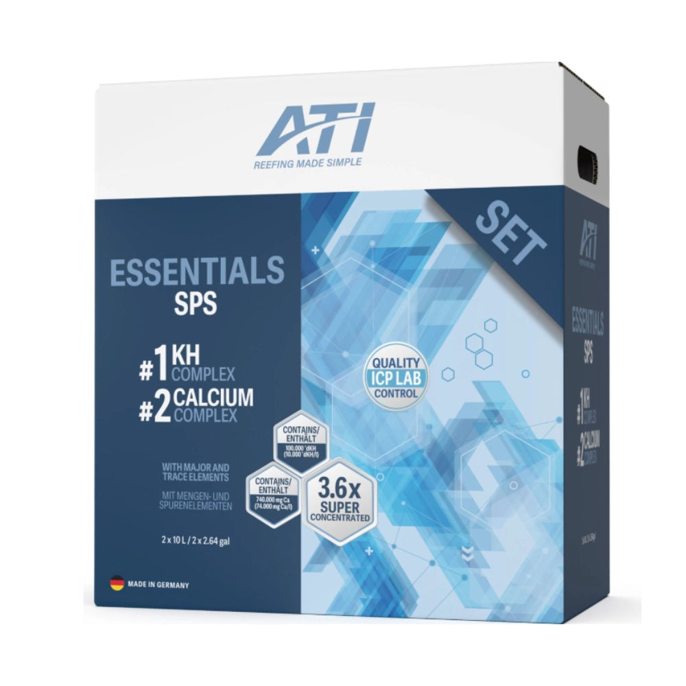 ATI - Essentials SPS - Set 2x10lt - per acquari marini dedicati a coralli SPS